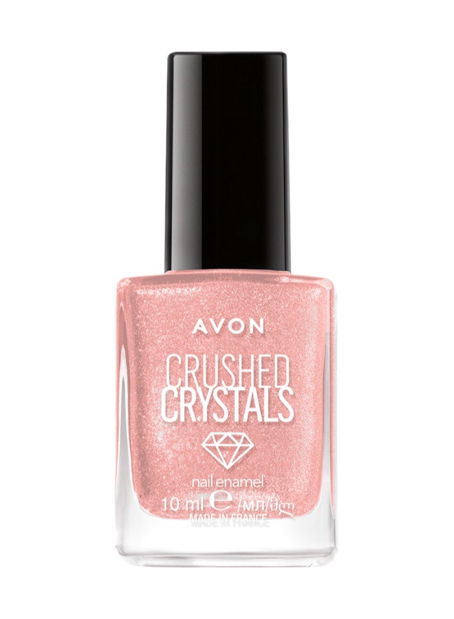Sunset Beats Crushed Crystals Nail Enamel - Glittery Pink 10ml