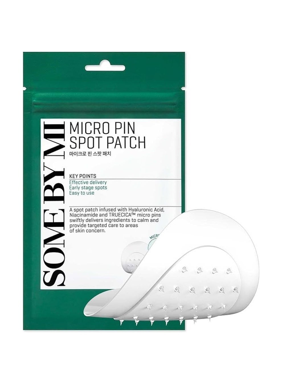 Micro Pin Spot Patch - Microneedle Hydrocolloid Pimple Patch With Salicylic And Hyaluronic Acid - Skin Troubles Care Focused Spot Cover - Pack Of 1, 14Mm 9 Counts 100ml