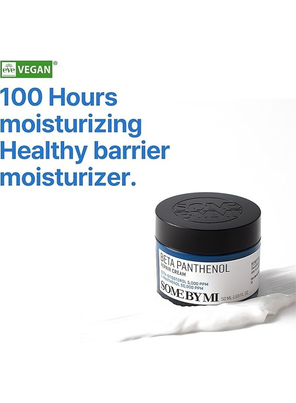Beta-Panthenol Skin Repair Cream - Rebuilding Skin Barrier With Beta-Sitosterol And Panthenol - Daily Moisturizer, Skin Hydrating And Skin Redness Care Cream 50ml - image 2