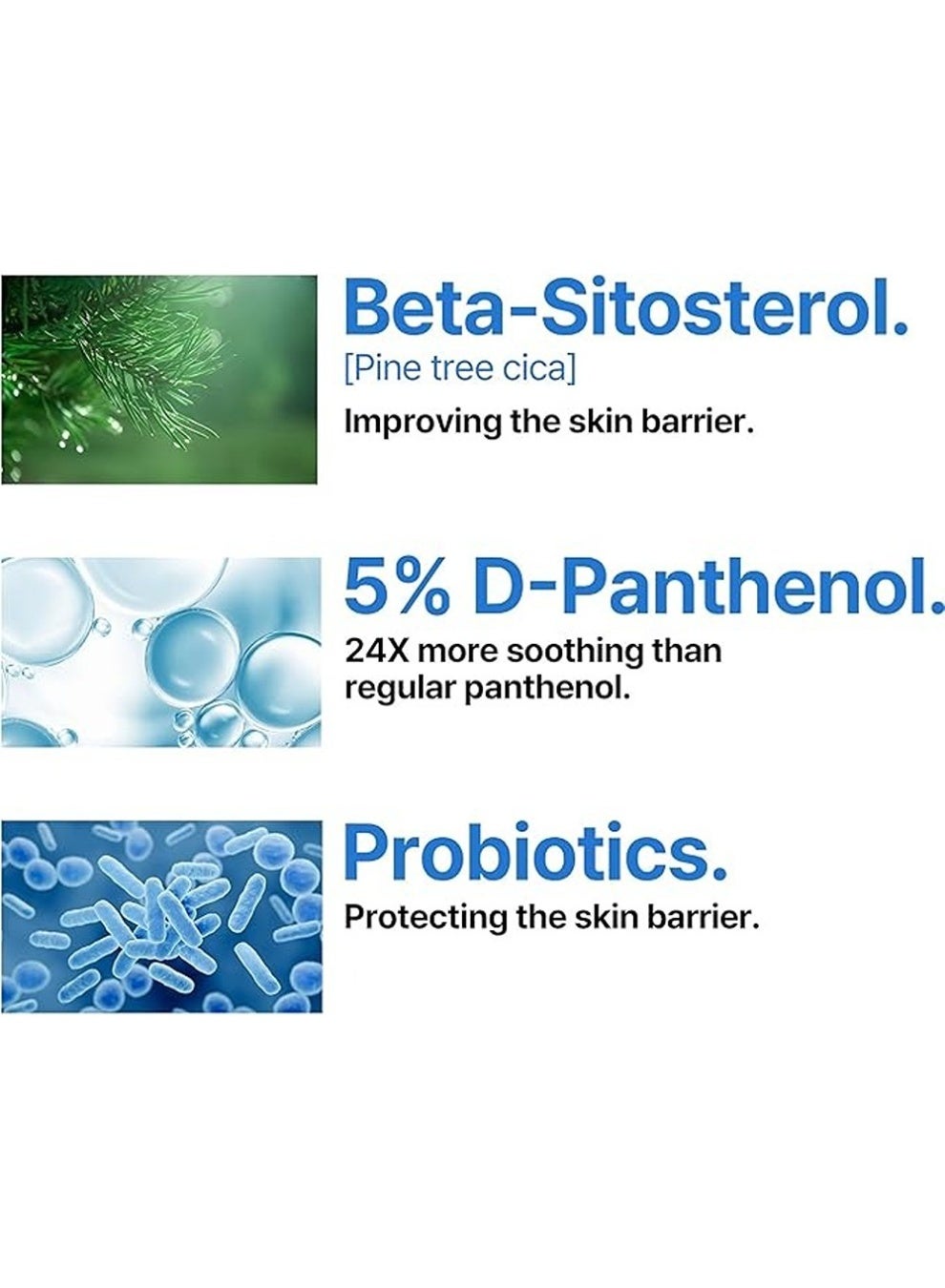 Beta-Panthenol Skin Repair Cream - Rebuilding Skin Barrier With Beta-Sitosterol And Panthenol - Daily Moisturizer, Skin Hydrating And Skin Redness Care Cream 50ml - image 4