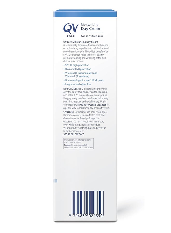 Face Day Cream for Dry & Sensitive Skin (75g) - Lightweight Hydrating Moisturizer with Antioxidants, Fragrance Free Non Greasy Daily Skincare Cream, Dermatologist Recommended 75grams - image 4