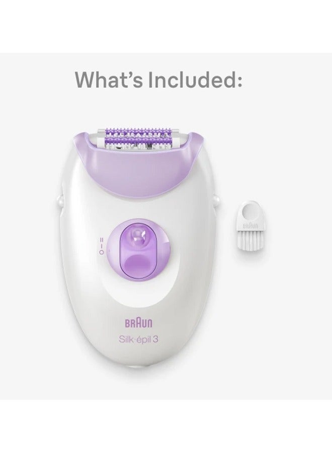 Silk Epil3 SE3-000 Epilator White & Purple - image 4