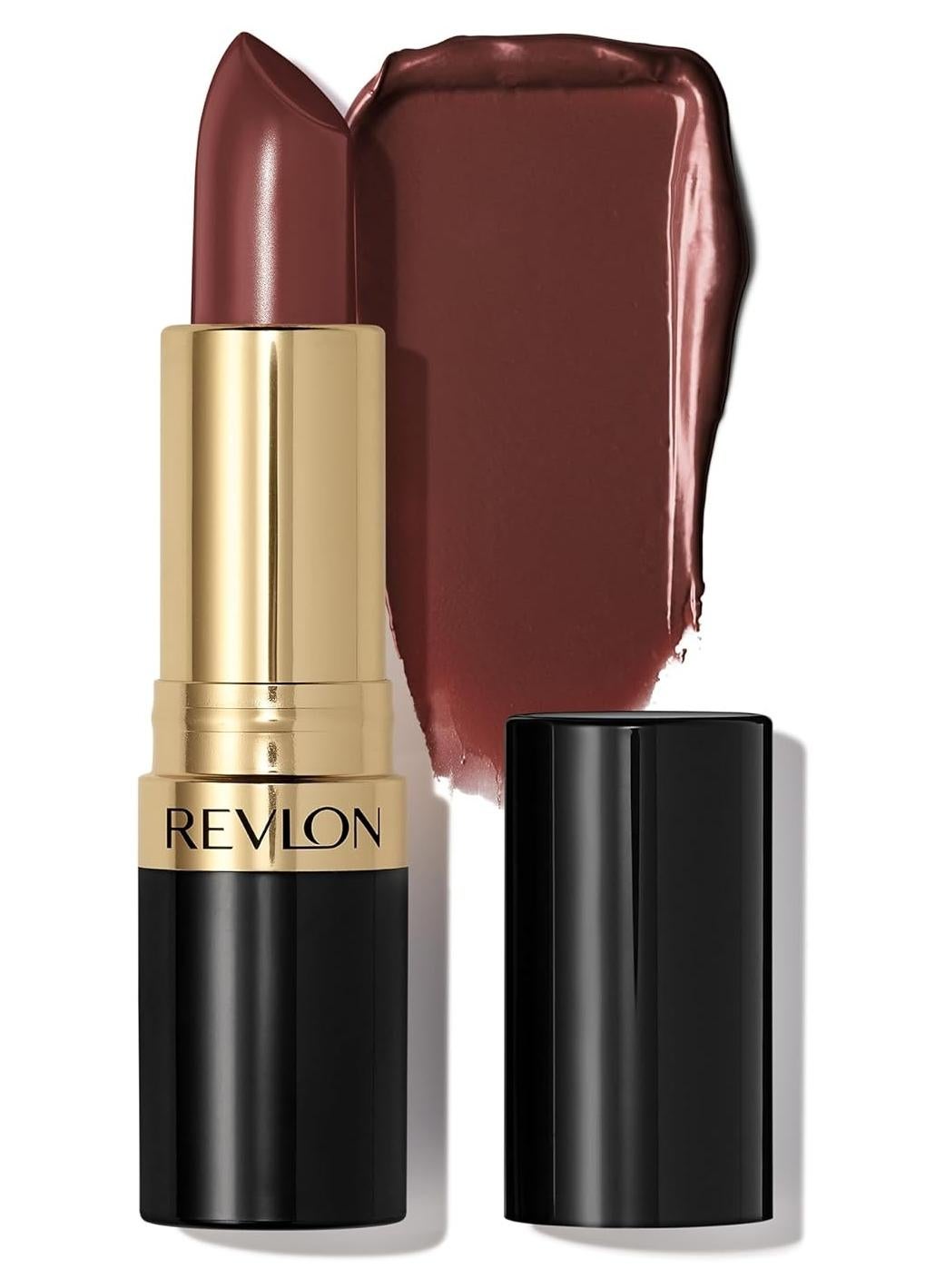 Lipstick, Super Lustrous Lipstick, Creamy Formula For Soft, Fuller-Looking Lips, Moisturized Feel in Berries, 0.15 oz 804 Rumberry