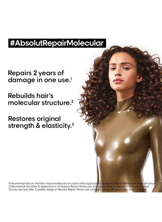 Absolut Repair Molecular Leave-In-Mask Heat Protectant For All Damaged Hair Types 50ml - image 2