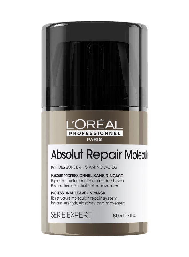 Absolut Repair Molecular Leave-In-Mask Heat Protectant For All Damaged Hair Types 50ml