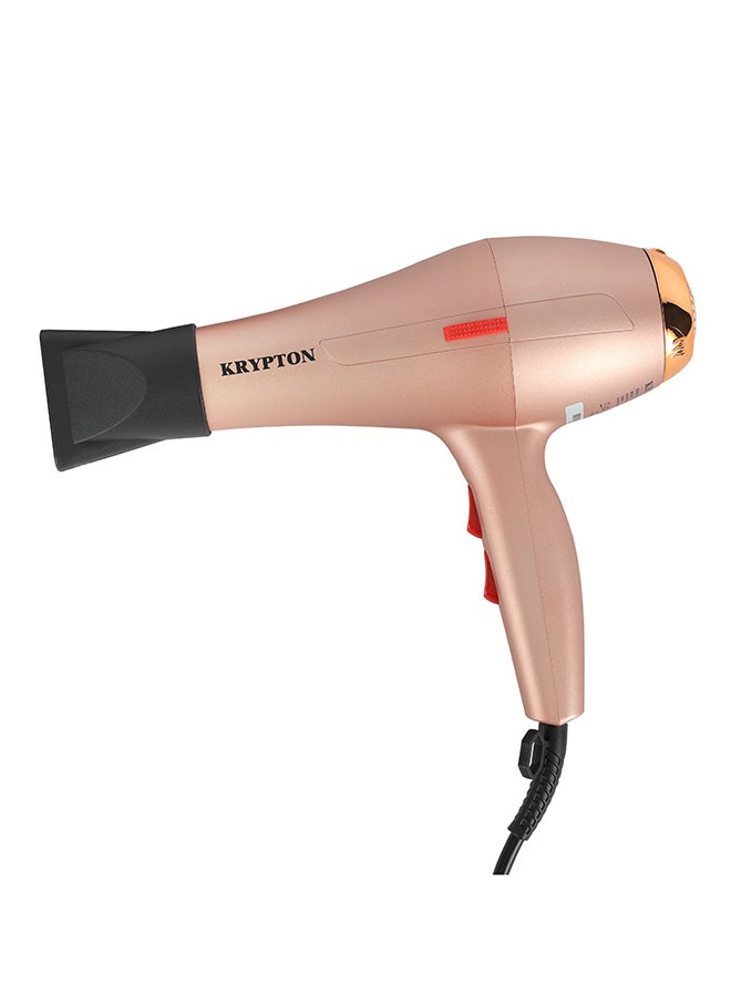 1600W Hair Dryer with Turbo Motor – 3 Heat & 2 Speed Settings, Quick Drying, Overheat Protection, Low Noise, Ideal for Salon & Home