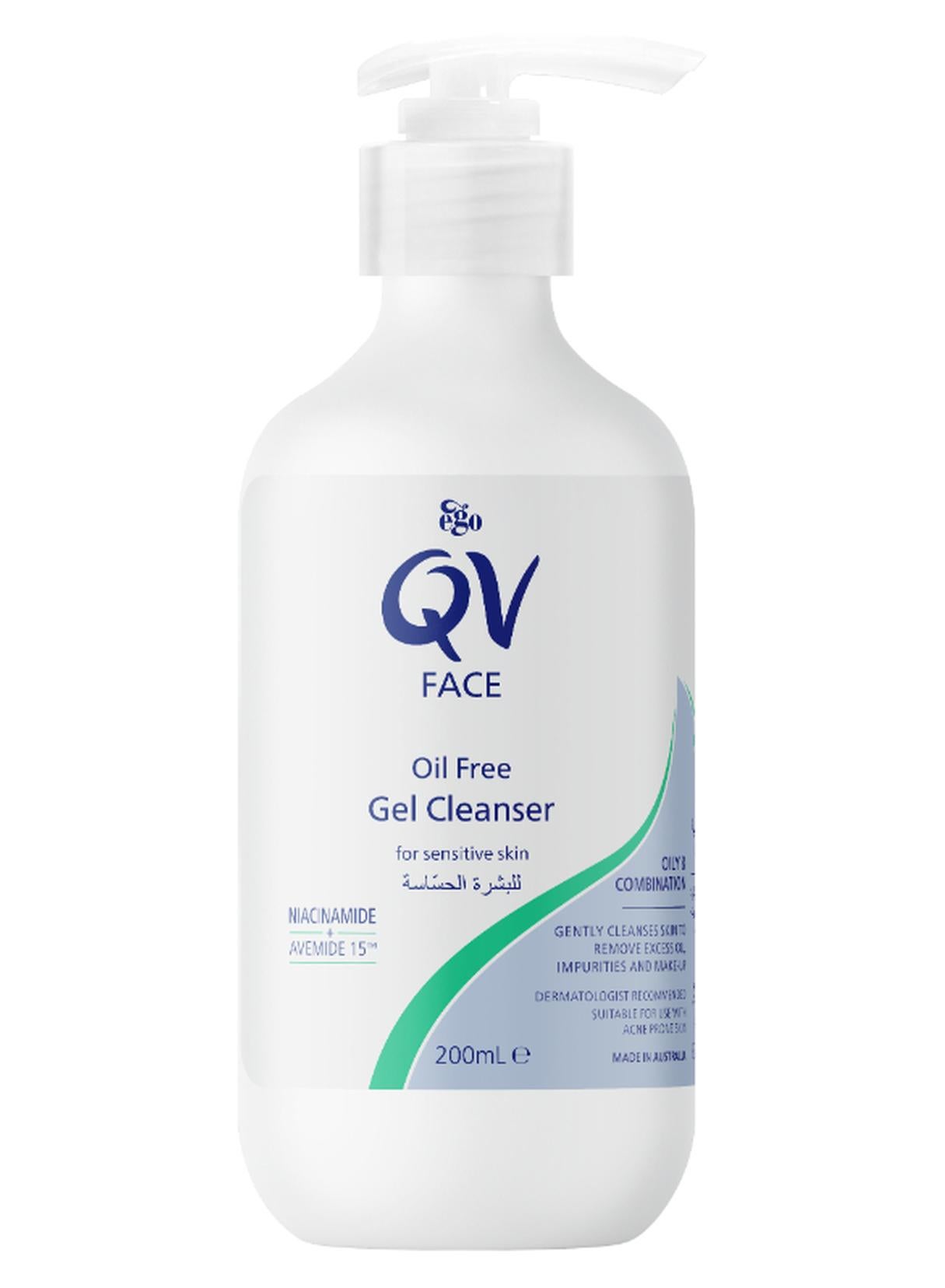 Face Oily/Combination Gel Cleanser (200ml) - Deep Cleansing & Oil Control, Gentle on Sensitive Skin, Soap-Free Formula 200ml