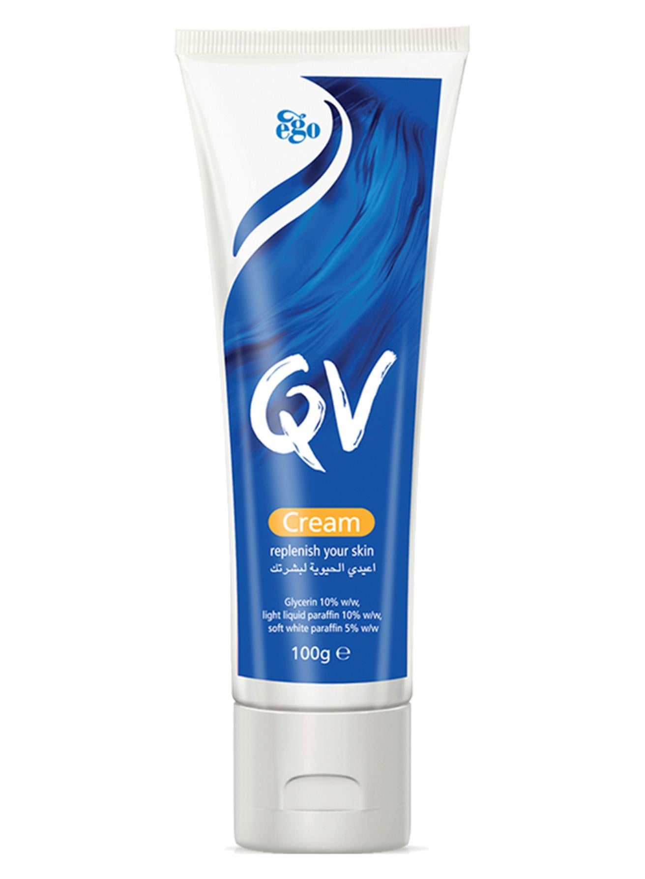 Cream for Dry & Sensitive Skin (100g) -  Rich Moisturiser with Squalane, Fast Absorbing Non Greasy Hydrating Face & Body Cream, Fragrance Free Hypoallergenic Daily Skincare, Dermatologist Tested 100grams