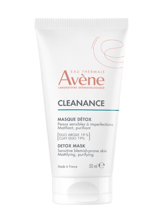 Cleanance Detox Mask 50ml – Purifying Clay Treatment for Oily Acne-Prone Skin, Kaolin And Perlite, Mattifying And Pore-Refining for Shine And Blackhead Relief 50ml 50ml