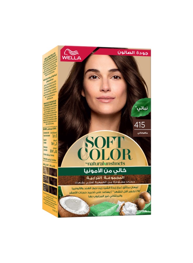 Soft Color Natural Instincts Kit Earth Collection 415 Canyon Mahogany 90ml - image 2