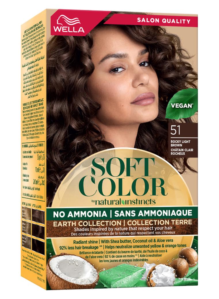Soft Color Natural Instincts Kit Earth Collection 51 Rocky Light Brown 70ml