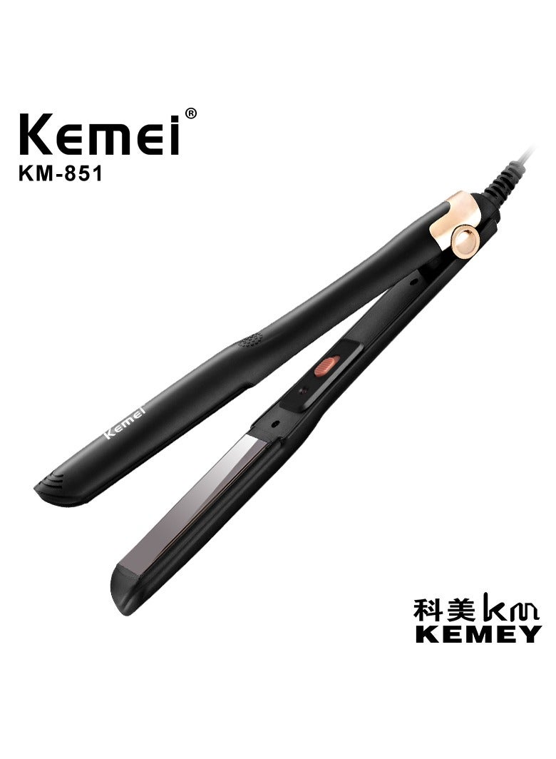 Hair Straightener – 30-Second Heat-Up, Professional Styling with Max 220°C Temperature, Ceramic Plates, Ergonomic Design Black
