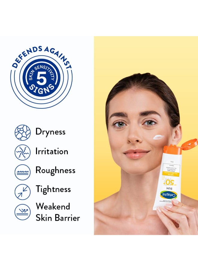 Sun Spf 50+ Light Gel Sunscreen, For Oily And Very Sensitive Skin, Very high protetction, Face And Body For Men And Women, Very Water Resistant, Unscented, Essential Vitamin E 100ml - image 5