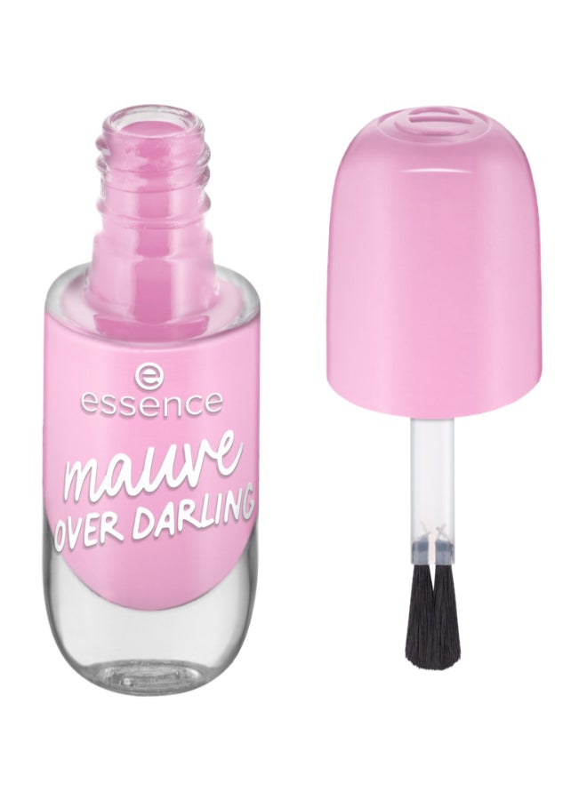 Gel Nail Polish | Colour No.80 Mauve Over Darling | Quick Dry 40 Sec | Long Lasting Glossy Gel Finish | Vegan & Cruelty-Free Nail Colour | Easy Double Touch Brush | 8ml (Pack of 1) Mauve Over Darling - image 2