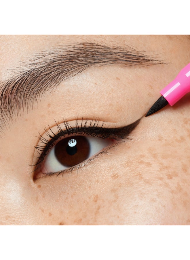 Line It Like A PRO! Eyeliner | 01 Black | 2-in-1 Precision Liner with Correction Tip | Matte Finish | Instant Black Result | Longlasting | No Perfume | No Microplastic | Pack of 1 (1.2ml) black - image 6
