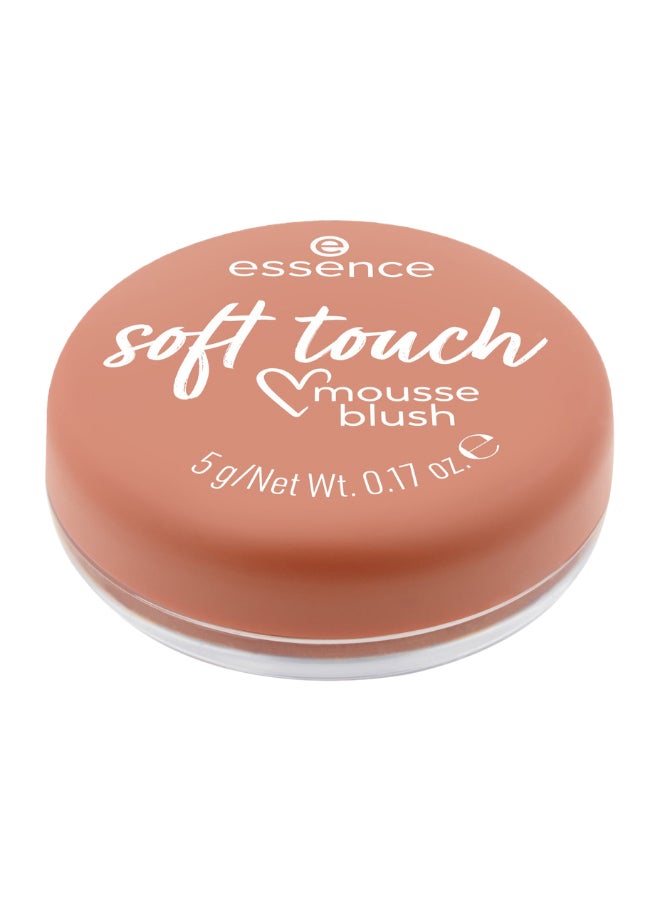 Soft Touch Mousse Blush | Nude Shade No.10 Cozy Clay | Airy Mousse to Powder Texture | Matte Natural Finish | Lightweight Oil-Free Vegan Blusher | Long-Lasting for All Skin Types Cozy Clay - image 2