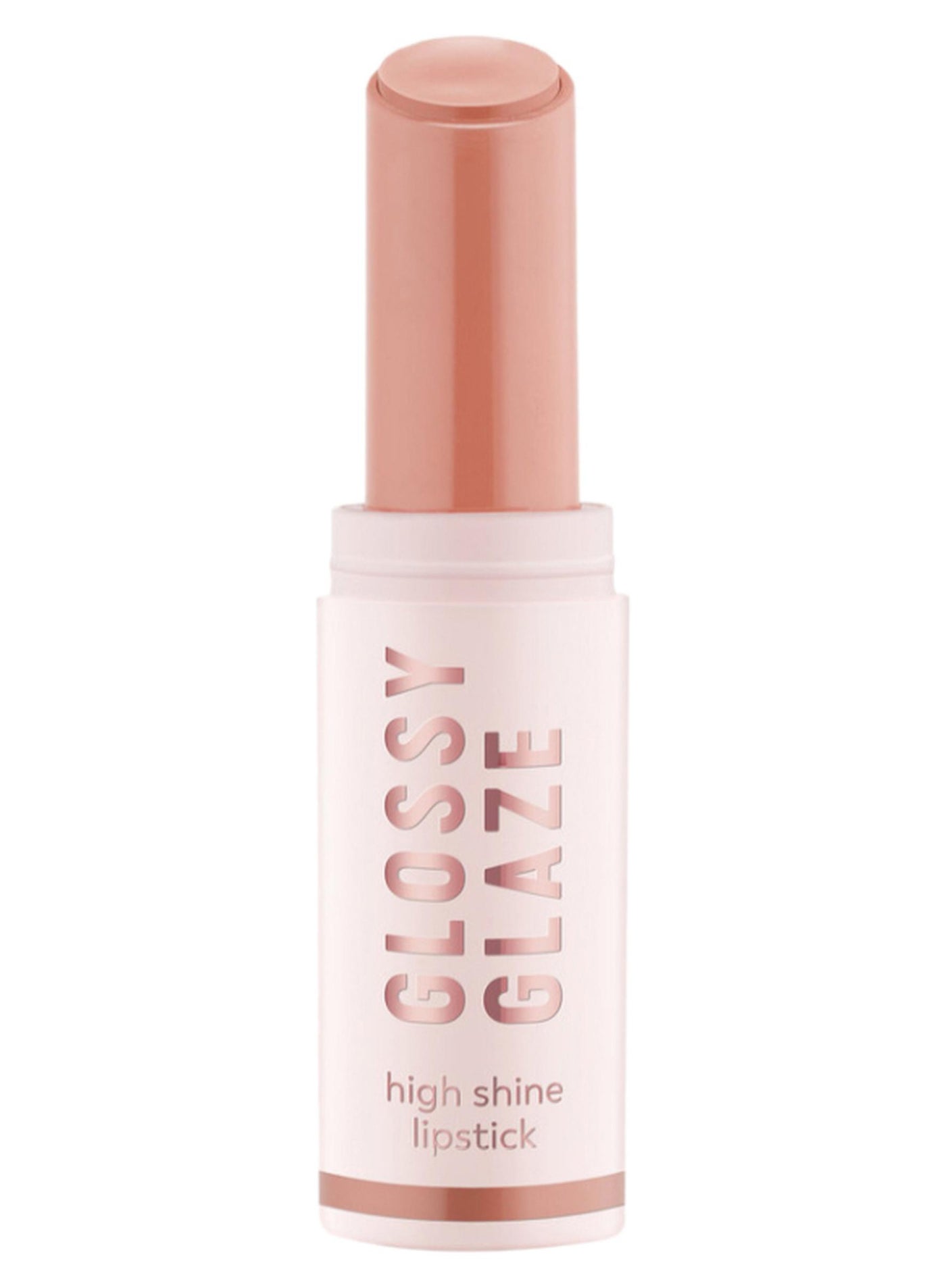 GLOSSY GLAZE High Shine Lipstick | 02 On Cloud Nude | Intense Pigmentation | Smooth Buttery Texture | Vegan & Paraben-Free | Gloss Finish | Hydrating & Nourishing Formula | 1.9g (Pack of 1) On Cloud Nude