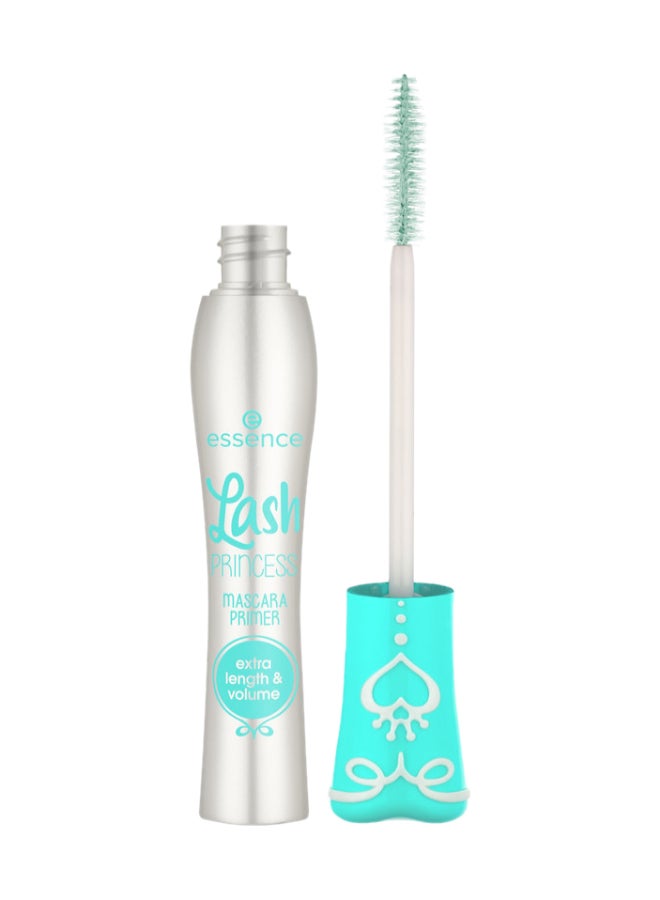 Lash Princess Mascara Primer Extra Length & Volume | Volumising Vegan Primer | Intensive Formula | Elastomer Brush for Fuller Longer Lashes | Black | Paraben & Microplastic Free 9ml Clear