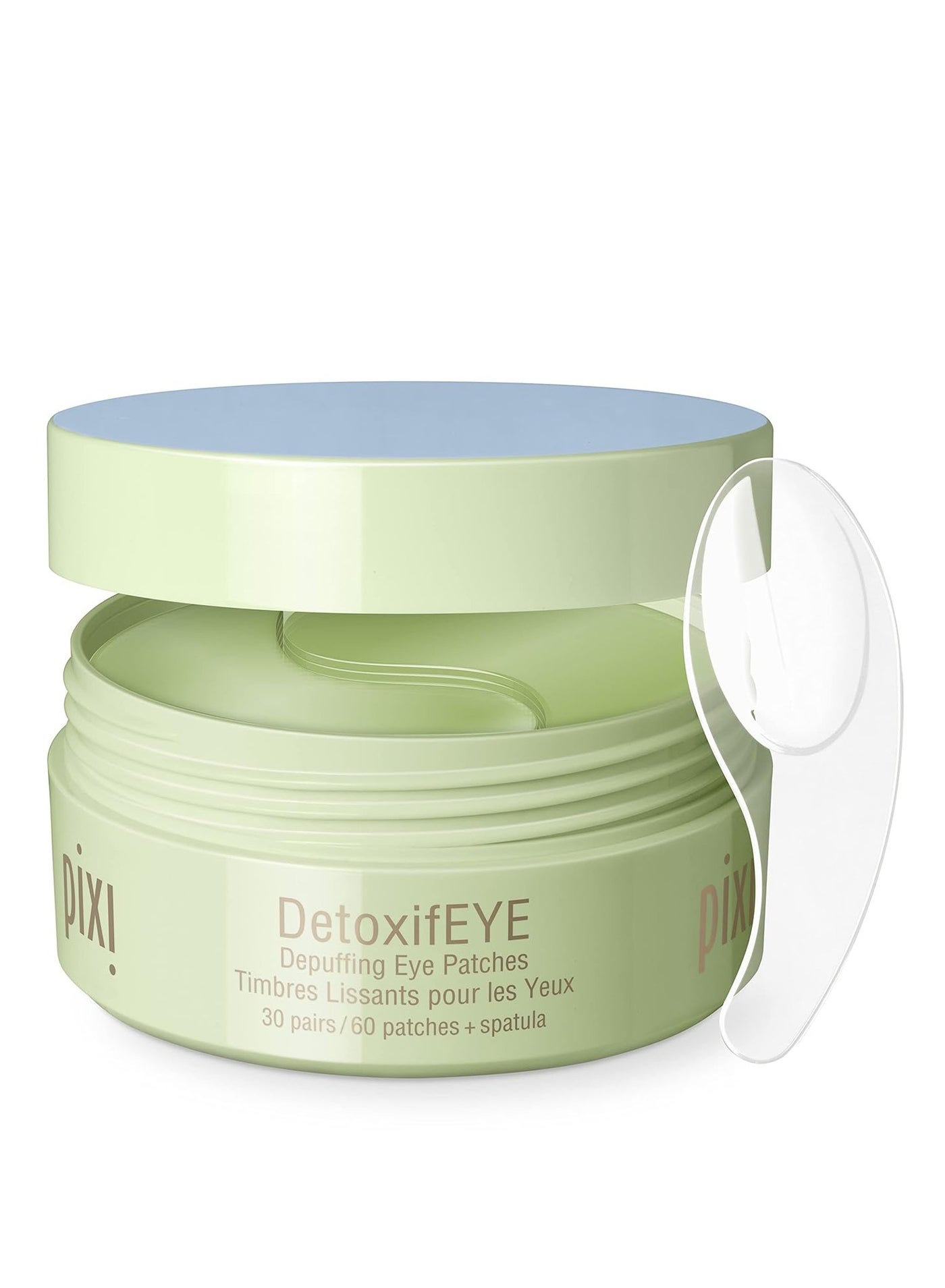 Pixi DetoxifEYE Depuffing Hydrogel Under-Eye Patches, Cucumber, Gold & Caffeine For Puffy Eyes and Dark Circles, Hydrate Eye Area, 30 pairs, 60 Patches 6.35 ozounce