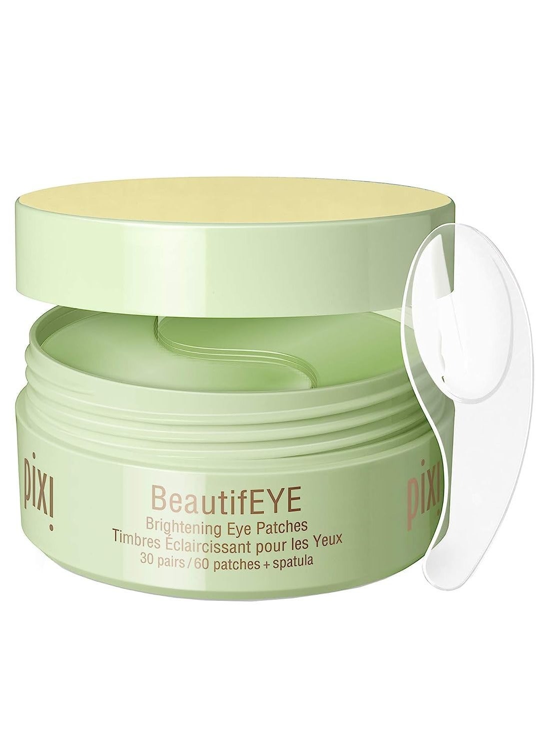 Pixi BeautifEYE Hydrogel Under-Eye Patches | Refreshing Eye Patches For Dark Circles | Brighten & Hydrate Under Eyes | 30 Pairs / 60 Patches 7.05 oz