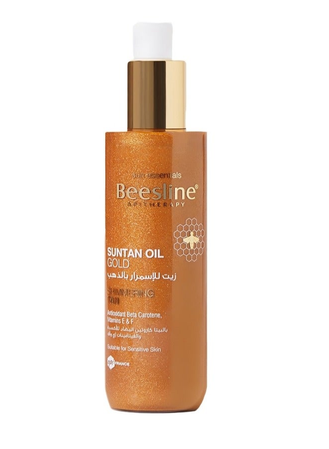 Shimmering Tan Suntan Oil Gold 200ml
