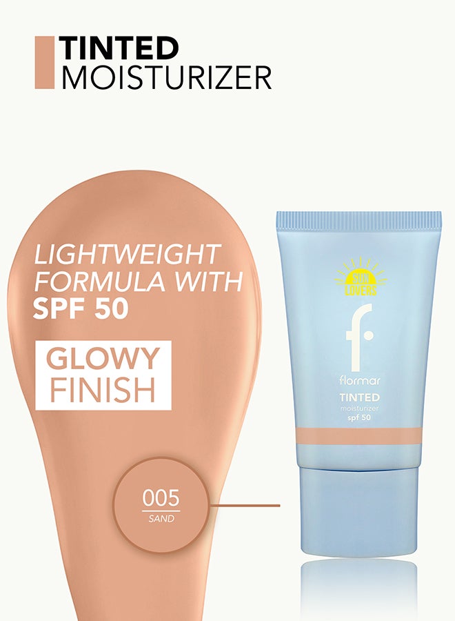 Tinted Moisturizer – 005 Sand – Lightweight Skin Tint, Hydrating Feel, Sheer-to-Light Coverage, Natural Fresh Finish 005 Sand - image 7