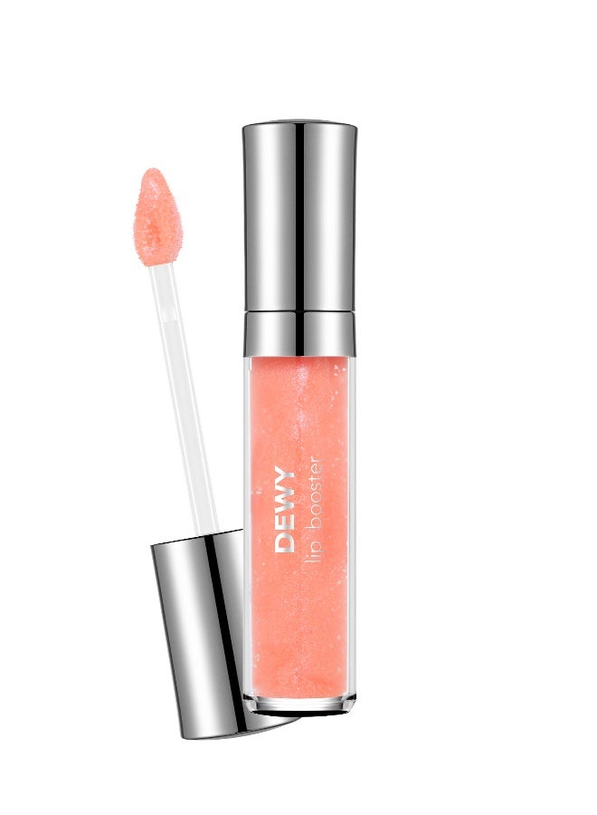Dewy Lip Booster – 006 Coral Kiss – Plumping Look Lip Gloss, Shiny Wet Finish, Moisturizing Feel, Non-Sticky Comfort 06 Coral Kiss