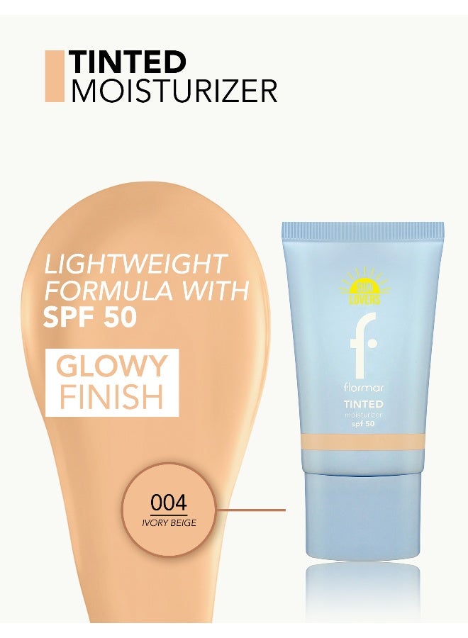 Tinted Moisturizer – 004 Ivory Beige – Lightweight Skin Tint, Hydrating Feel, Sheer-to-Light Coverage, Natural Fresh Finish 004 Ivory Beige - image 3