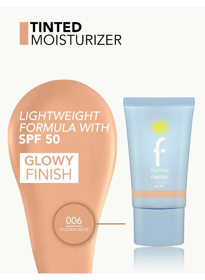 Tinted Moisturizer – 006 Golden Beige – Lightweight Skin Tint, Hydrating Feel, Sheer-to-Light Coverage, Natural Fresh Finish 006 Golden Beige - image 3