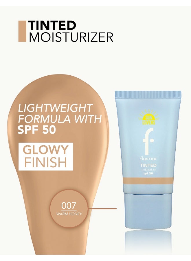 Tinted Moisturizer – 007 Warm Honey – Lightweight Skin Tint, Hydrating Feel, Sheer-to-Light Coverage, Natural Fresh Finish 007 Warm Honey - image 3