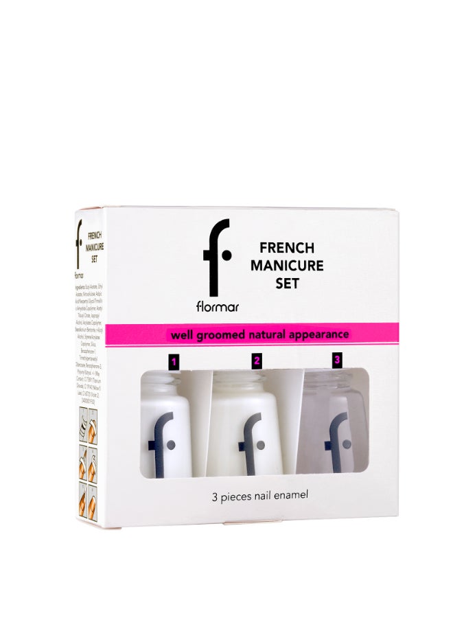 French Manicure Set Fms - 319 white