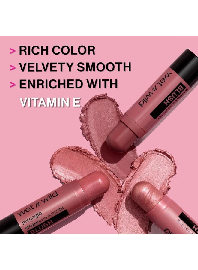 Mega Glo Vitamin And Make-Up Stick Blush - Current Jam - image 2