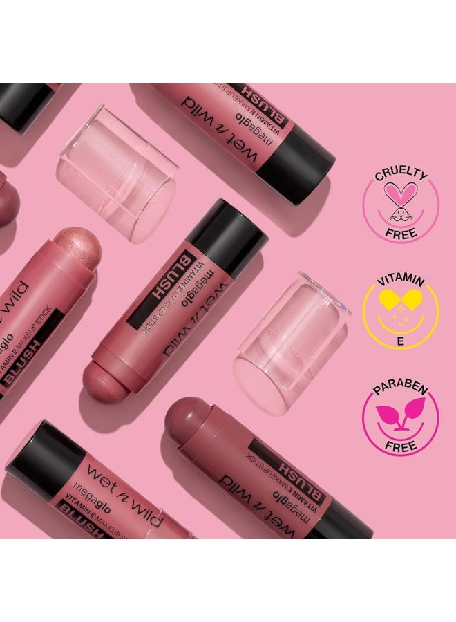 Mega Glo Vitamin And Make-Up Stick Blush - Current Jam - image 4
