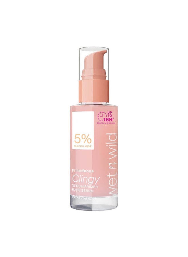 Prime Focus Clingy Serum Primer pink