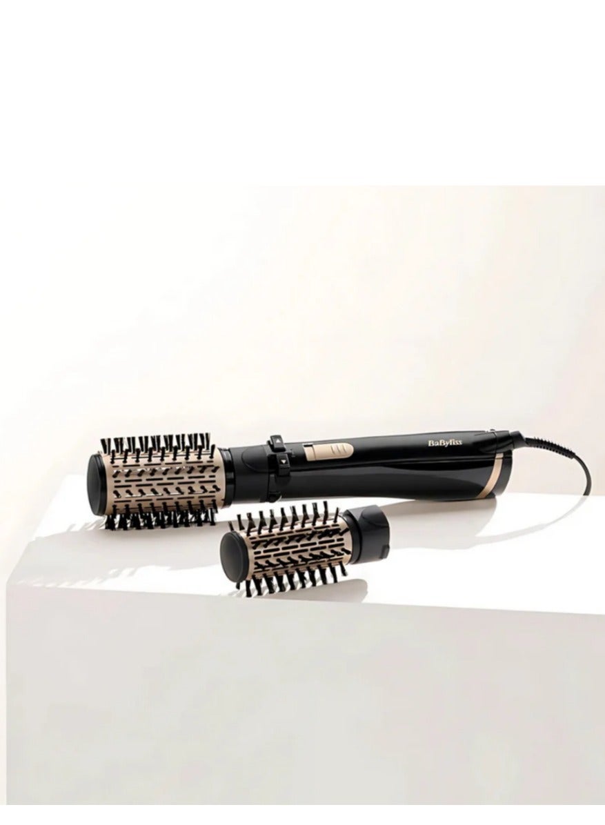 AS962E Air Styler – 1000W Rotating Brush for Effortless Volume And Frizz-Free Styling - Black