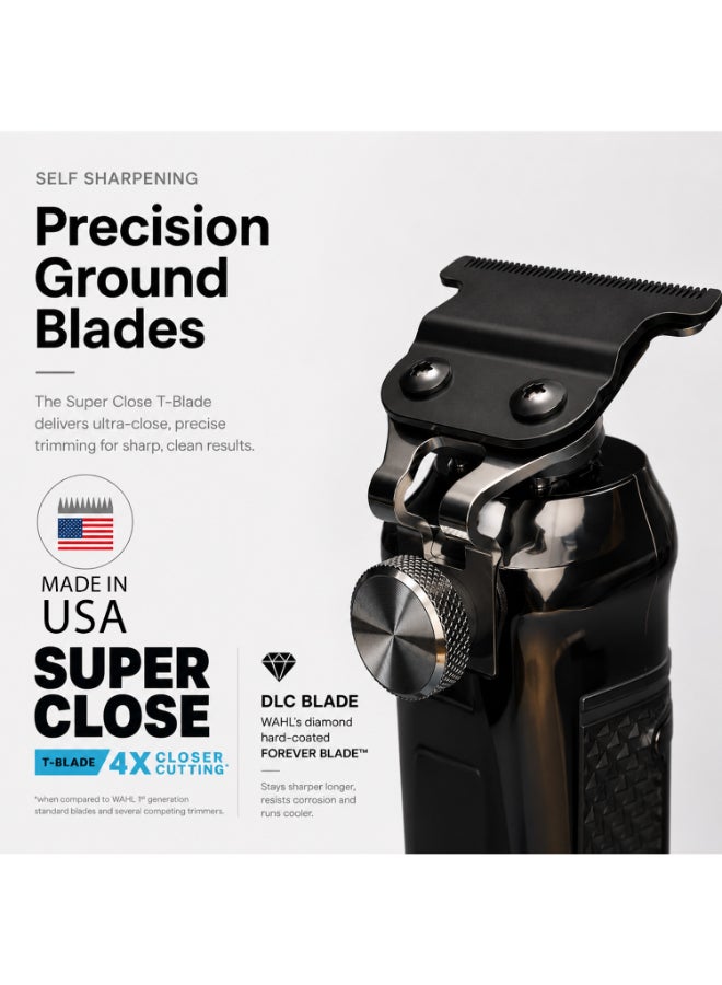 Pro Series High Visibility Skeleton 11 in 1 Corldless Trimmer | Multigroomer | Nose & Ear Trimmer | Dual Foil Shaver | DLC T-Blade 4x Closer Cutting | Waterproof | 2 Hour Run Time | 3 Min Quick Charge | 8 Attachment Guide | 3024849 black - image 3