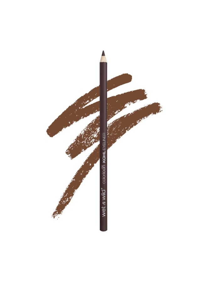 wet n wild Color Icon Kohl Eyeliner Pencil - Rich Hyper-Pigmented Color, Smooth Creamy Application, Long-Wearing Matte Finish Versatility, Cruelty-Free - Simma Brown Now! Brown