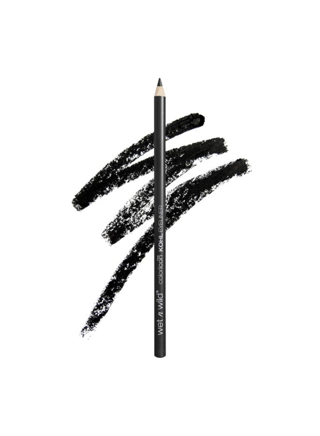 Color Icon Kohl Eyeliner Pencil - Rich Hyper-Pigmented Color, Smooth Creamy Application, Long-Wearing Matte Finish Versatility, Cruelty-Free - Baby's Got Black