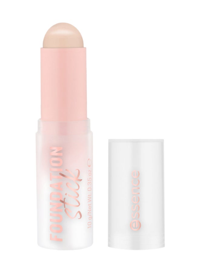 Foundation Stick No 100 Nude | Nourishing Creamy Formula | Natural Soft Matte Finish | Vegan Oil Free | Long Lasting Coverage | Lightweight Blendable Stick | 10g Beige