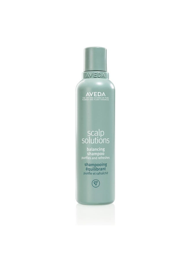 Scalp Solutions Balancing Shampoo | Gentle Purifying Shampoo for All Hair Types | Removes Pollution & Build-Up, Improves Scalp Hydration | 94% Naturally Derived