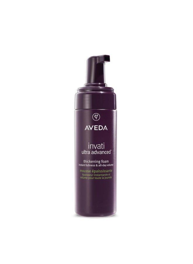 Invati Ultra Advanced Thickening Foam | Styling Foam for Thin & Thinning Hair | Instantly Thickens Hair | Flexible Hold | 97% Naturally Derived 7.41 oz