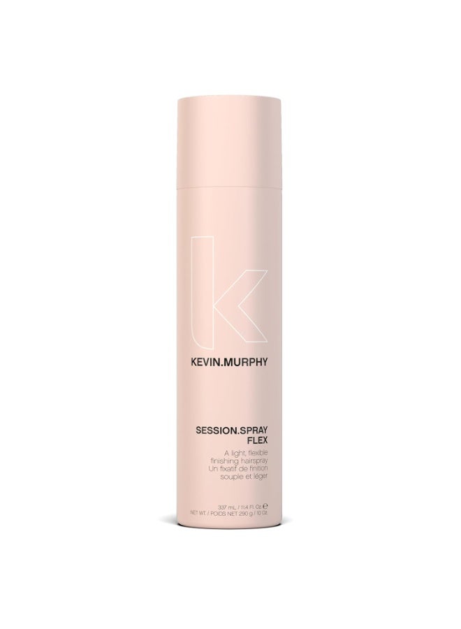 SESSION.SPRAY FLEX - Flexible Finishing Hair Spray - For All Hair Types - Lightweight Hold - Humidity Resistant Hair Care - 11.4 fl oz