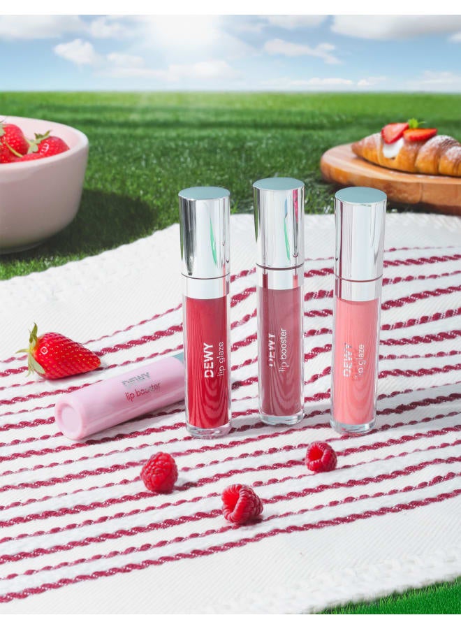 Dewy Lip Booster – 002 Castle – Plumping Look Lip Gloss, Shiny Wet Finish, Moisturizing Feel, Non-Sticky Comfort 002-CASTLE - image 7