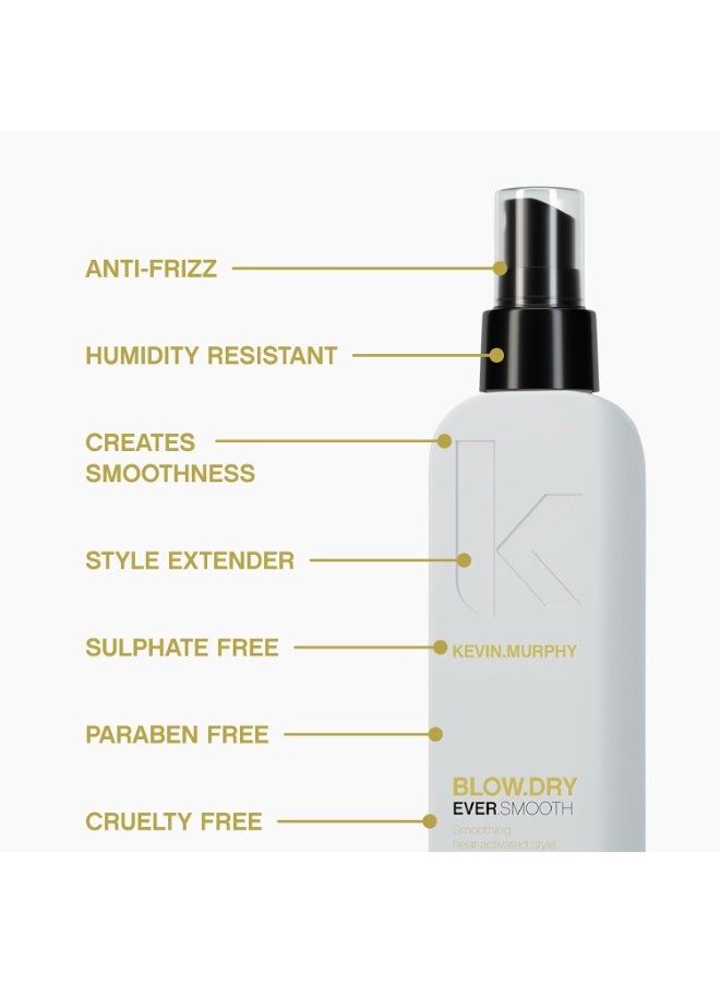KEVIN.MURPHY BLOW.DRY EVER.SMOOTH - Style Extender Hair Spray - For Volume & Anti Frizz - Lightweight - Paraben Free Hair Care - 150mL / 5.1 fl oz 150mL / 5.1 fl oz