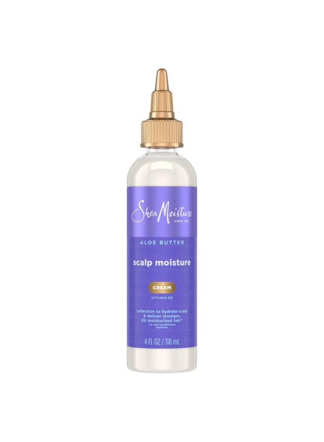 SheaMoisture Hair Cream Aloe Butter & Vitamin B3 With A Boost Of Hydration To Hydrate Scalp + Moisturized Hair 4oz 4 fl oz