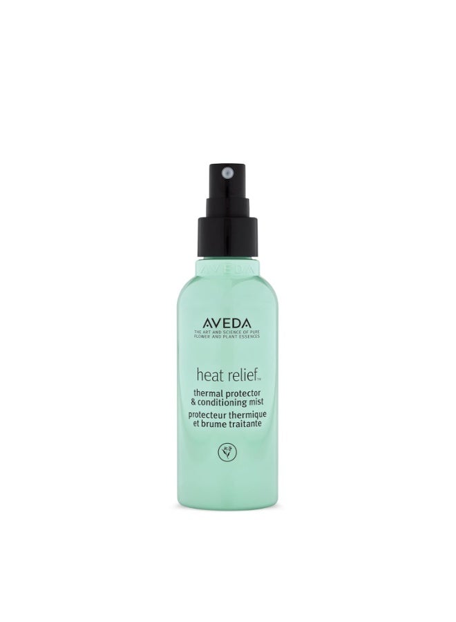Aveda Heat Relief Thermal Protector & Conditioning Mist | Conditions Dry Hair | Adds Shine | Heat Protection | 97% Naturally Derived | Iconic Shampure Aroma, 3.4 Fl Oz 3.4 Fl Oz