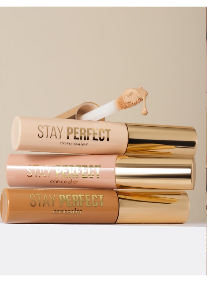 Stay Perfect Concealer – 007 Light Beige – Buildable, Long-Wear, Matte Finish, High Pigment, Blendable 007-LIGHT BEIGE - image 9