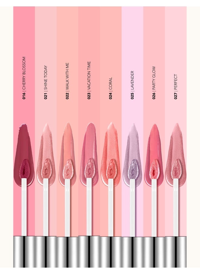 Dewy Lip Glaze – 023 Vacation Time – High-Shine Lip Glaze, Pearlescent Shimmer, Smooth Comfortable Wear, Long-Wear Glossy Look 023-VACATION TIME - image 10