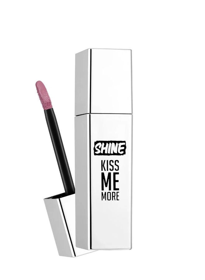 Shine Kiss Me More Long-Lasting & Shiny Finish Liquid Lipstick 001 Home Office Day