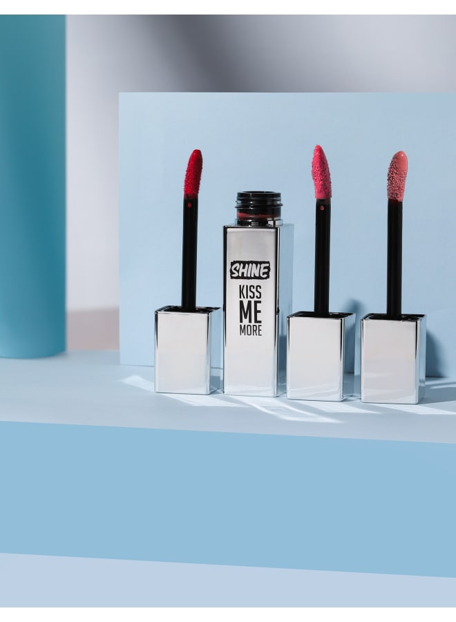 Shine Kiss Me More Liquid Lipstick – 006 Second Date – High-Shine Liquid Lipstick, High Pigment, Smooth Comfortable Wear, Long-Lasting Glossy Finish 006-SECOND DATE - image 9